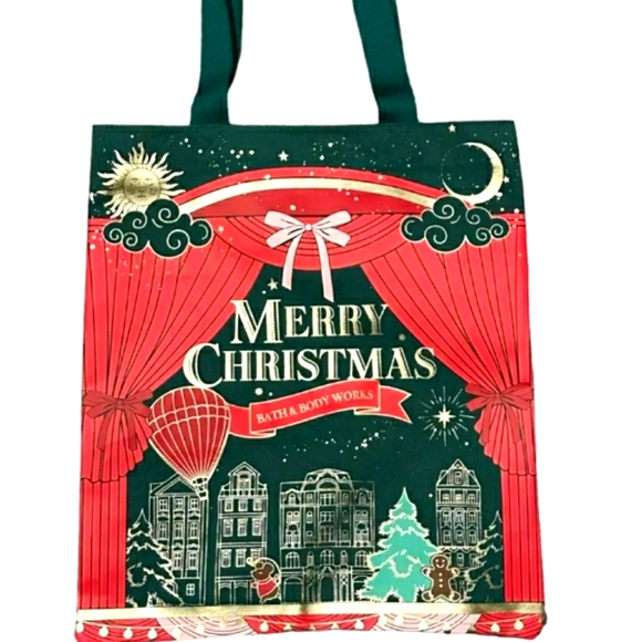 Bath and body works merry Christmas tote bag - Picture 1 of 4